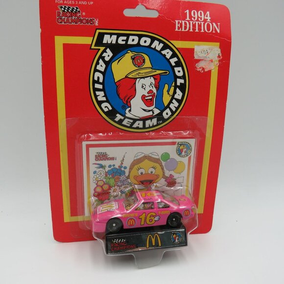Set 4 Vintage McDonalds Racing Champions 1994 Die Cast Cars Original Packaging - Picture 6 of 16